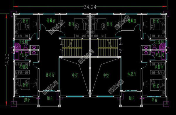 農村自建六開間的雙拼別墅，兄弟建房不能錯過，來看看