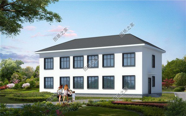 農村自建六開間的雙拼別墅，兄弟建房不能錯過，來看看