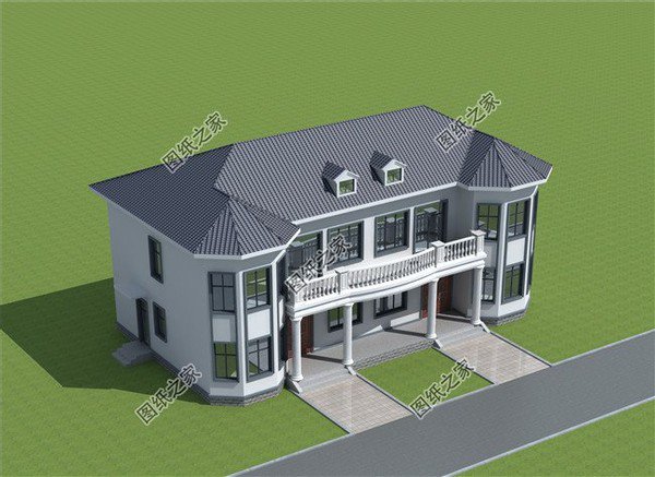 農村自建六開間的雙拼別墅，兄弟建房不能錯過，來看看