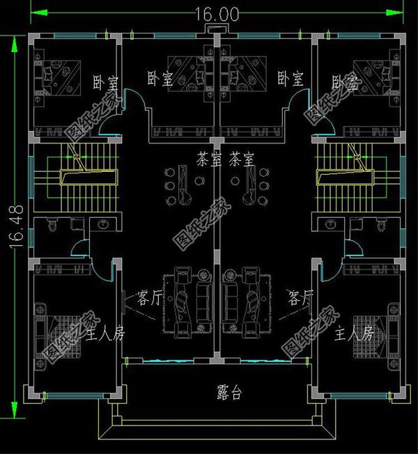 在240平米左右的雙拼自建房，專業圖紙做參考，大家還在等什么