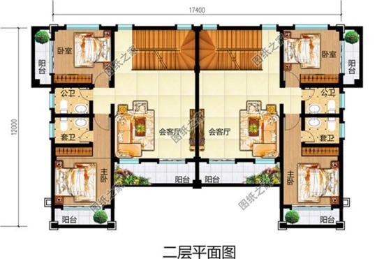 分享三款雙拼三層別墅設(shè)計(jì)圖，每一套都有亮點(diǎn)，建好之后高端又上檔次