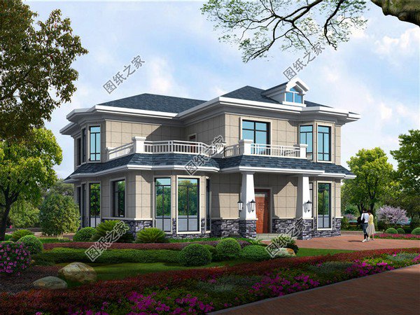 農村自建房別墅效果圖，造價經濟實惠，買房的別羨慕