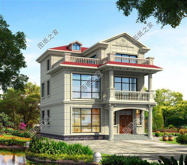 100平內(nèi)三層別墅設(shè)計(jì)圖，造價(jià)不高戶型實(shí)用，唾手可得