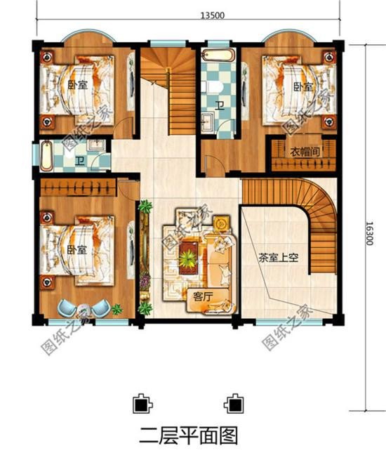四層大戶型別墅設計圖，建在農村倍有面，未來建房標桿