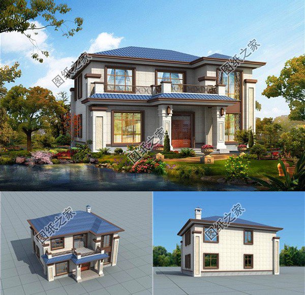 農村二十萬自建房設計圖，造價經濟外觀大氣，建好了鄰里鄉親來做客