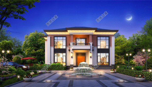 現(xiàn)代二層別墅設(shè)計(jì)圖，造價(jià)低外觀美，收藏后趕快回家建吧