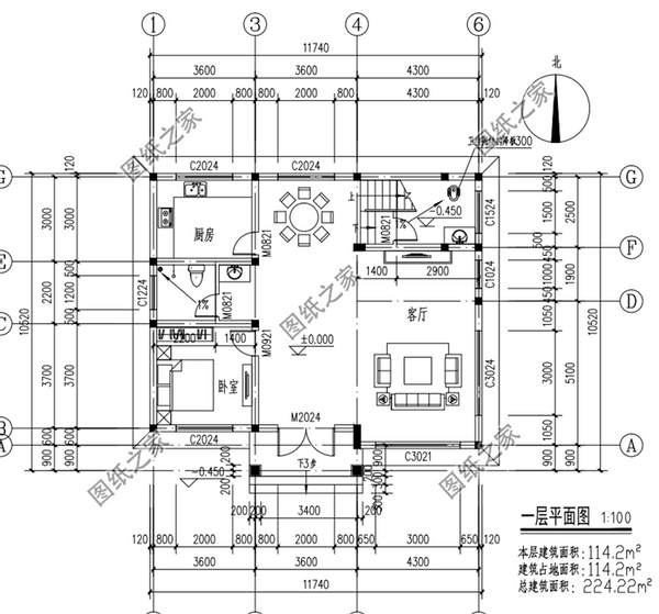 小別墅二層樣式圖，占地不超過130平米，戶型精致美觀