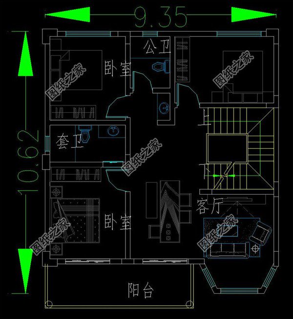 農村四層別墅設計圖，大氣實用，建房的朋友趕快收藏