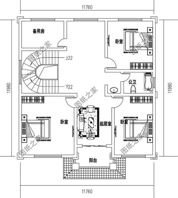 農村四層別墅設計圖，大氣實用，建房的朋友趕快收藏
