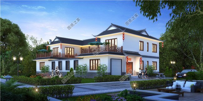 農村房子前面怎么設計好看？買房不如回家建房，再等就錯過時機了