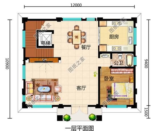 最適合農村建的歐式風三層別墅設計圖，好看實用拿圖就能建