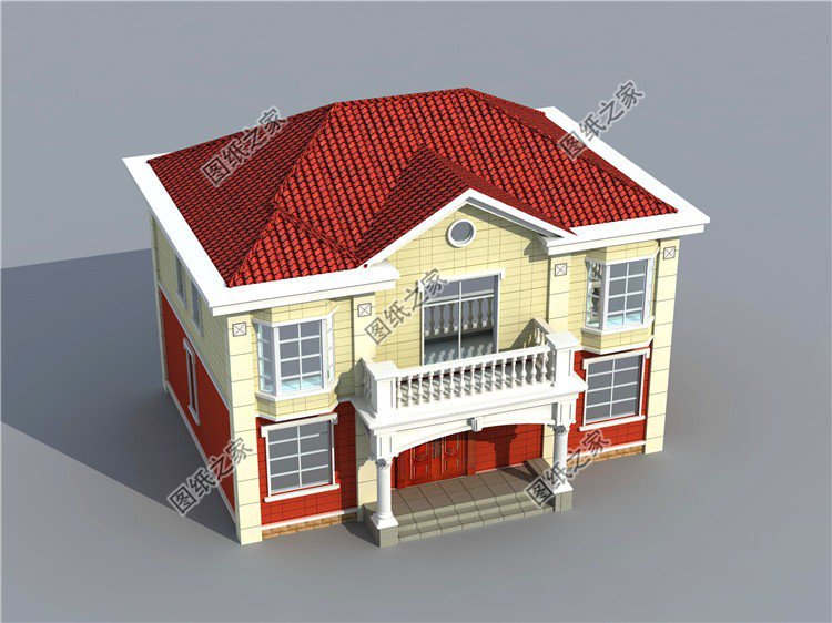 好看又簡單的二層樓房設計圖，還在等什么，聰明人早就收藏好圖紙了