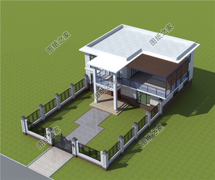 主體30萬二層別墅設(shè)計圖，戶型設(shè)計合理，全家都能住得下