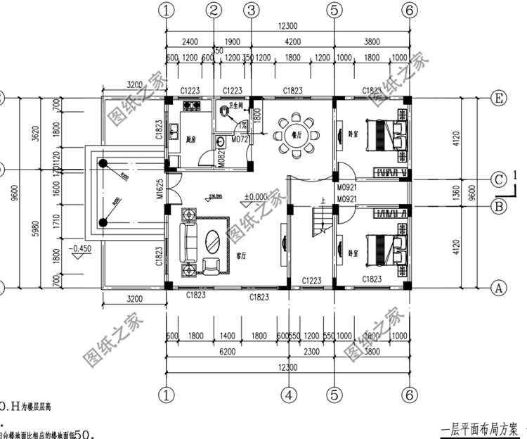 農(nóng)村二層平頂別墅設(shè)計(jì)圖，一點(diǎn)不比坡屋頂差，趕快收藏回家建