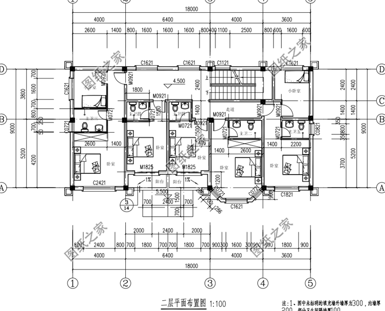 農(nóng)村二層平頂別墅設(shè)計(jì)圖，一點(diǎn)不比坡屋頂差，趕快收藏回家建