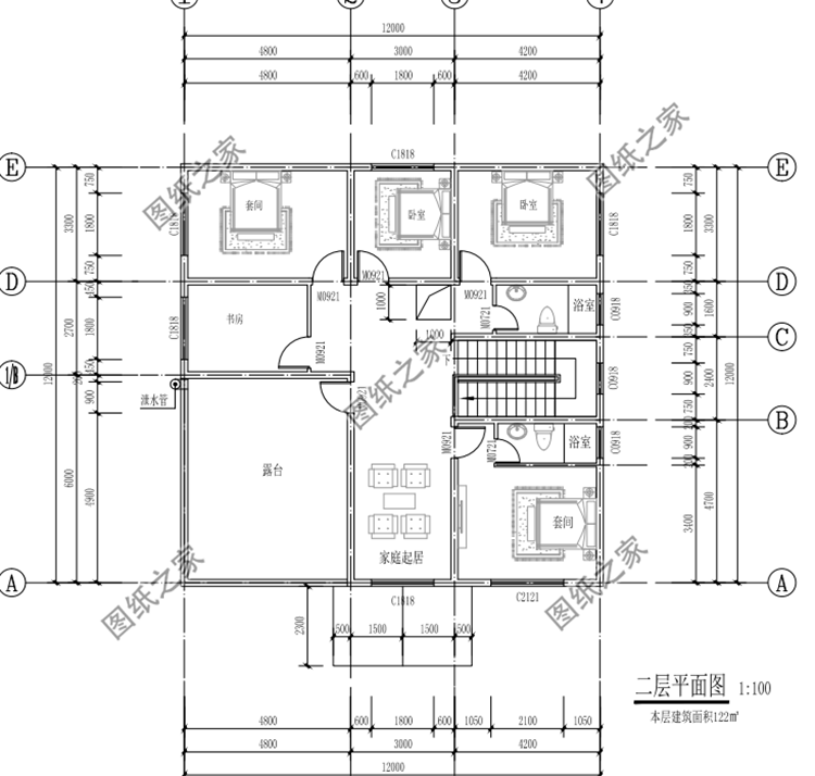 農(nóng)村二層別墅設(shè)計圖，尤其第三套，便宜又好看