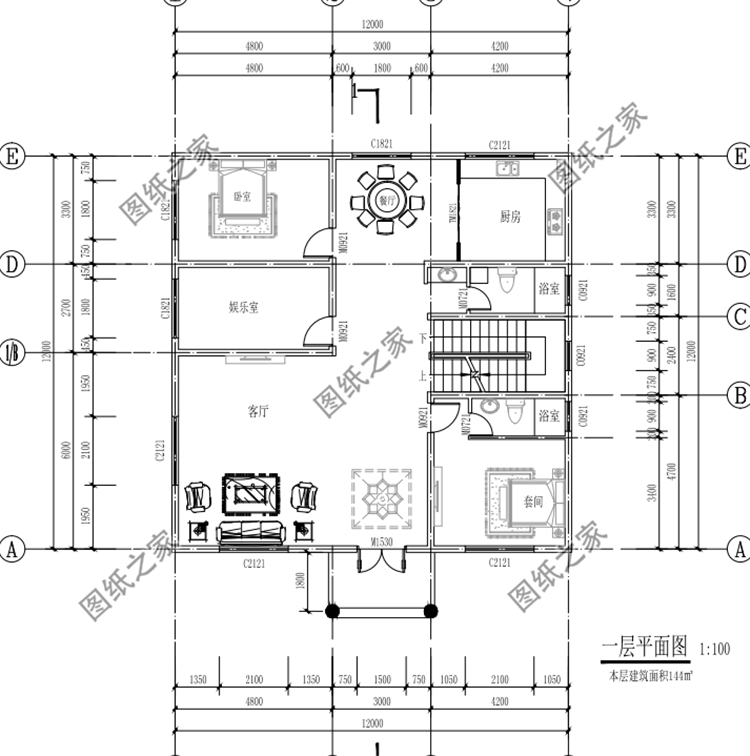 農(nóng)村二層別墅設(shè)計圖，尤其第三套，便宜又好看