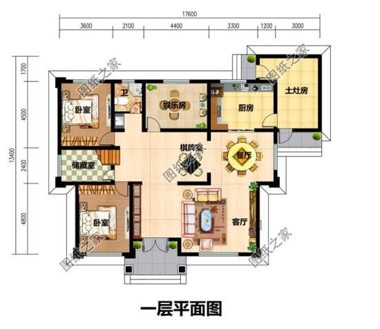 最新款二層樓房設計圖，外觀精致布局實用，第三套還帶地下室設計