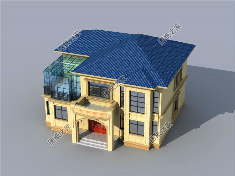 最新款二層樓房設計圖，外觀精致布局實用，第三套還帶地下室設計