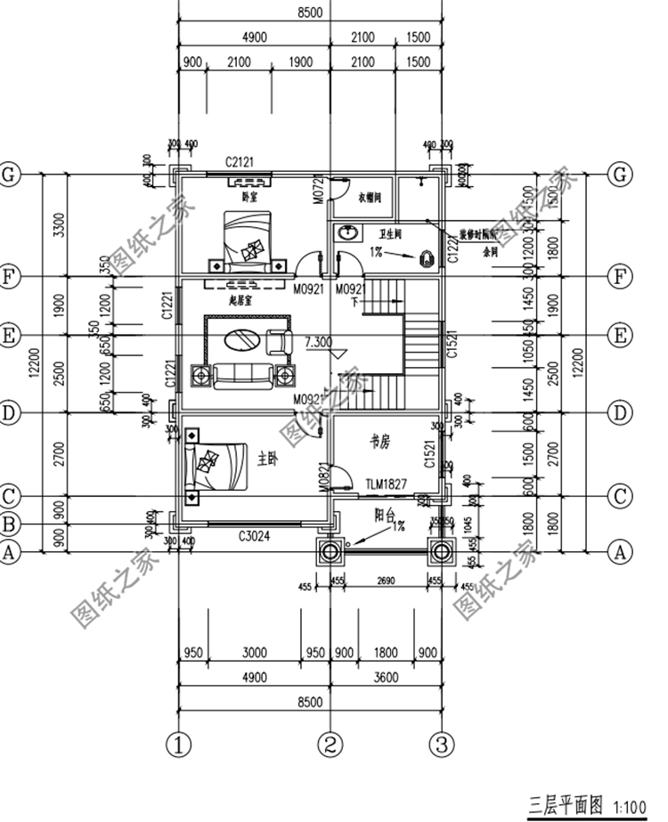 最新四層樓房設(shè)計(jì)圖，陽臺露臺全齊了，要建房趕快收藏圖紙