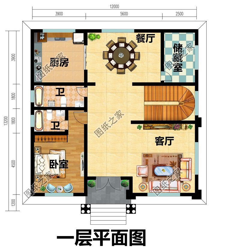 占地145平三層別墅設(shè)計圖，室內(nèi)功能超級齊全，趕快來一棟讓別人去羨慕吧