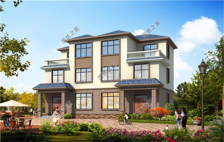 雙拼戶型設(shè)計(jì)圖，獨(dú)門獨(dú)戶，隱私性極高，大家覺得哪款戶型好？