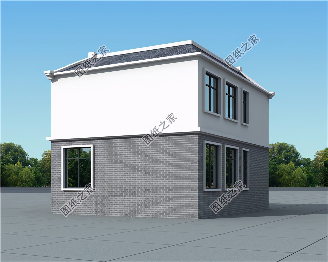 農村13萬二層小樓圖，這顏值和布局，建它不虧