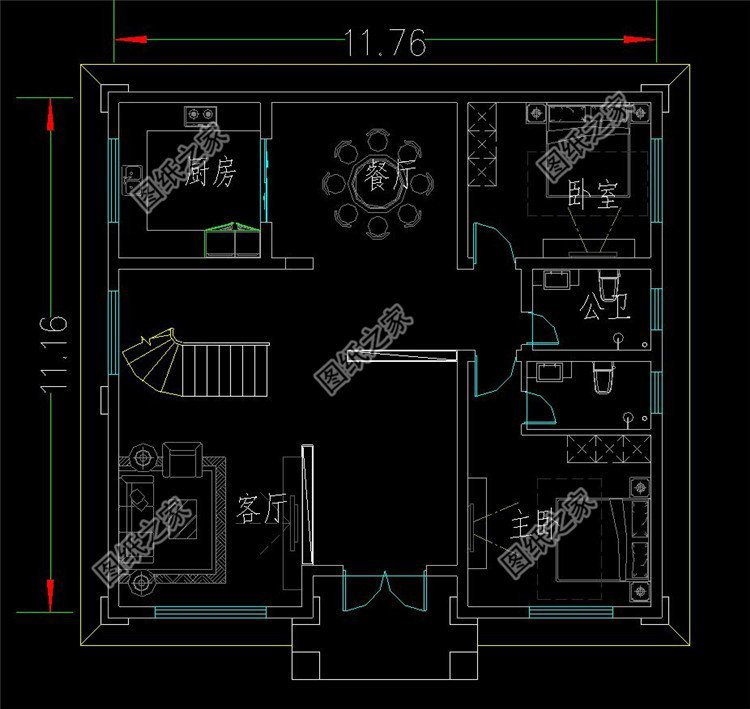農村三層帶陽臺外觀圖，精致且大氣，回家享受慢生活吧！