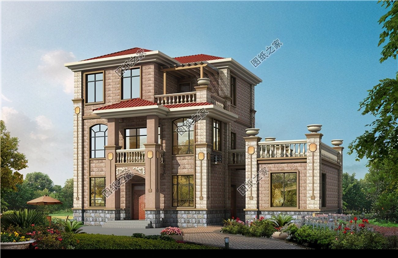 農村自建房設計圖18乘12米，每年春節回家也其樂融融