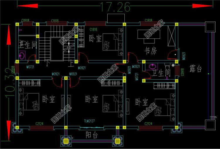 2026年新款三層別墅圖帶車庫(kù)，村里建房的標(biāo)配，良心之作