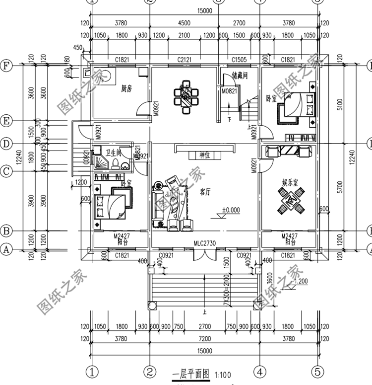 農(nóng)村建房二層樓房設(shè)計圖，布局寬敞大氣，顏值也是很過關(guān)