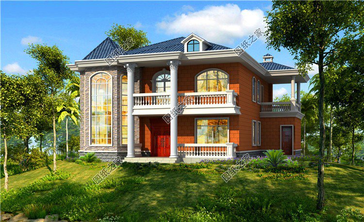 農(nóng)村建房二層樓房設(shè)計圖，布局寬敞大氣，顏值也是很過關(guān)