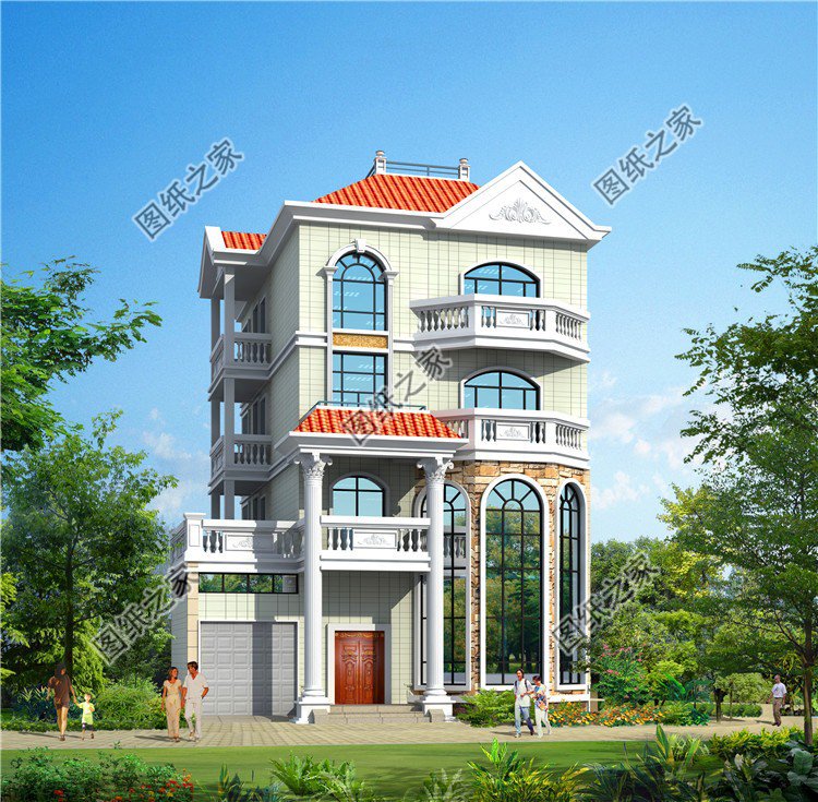 建房必備的三款農(nóng)村四層小洋樓設(shè)計(jì)圖，這樣設(shè)計(jì)簡(jiǎn)直太美了