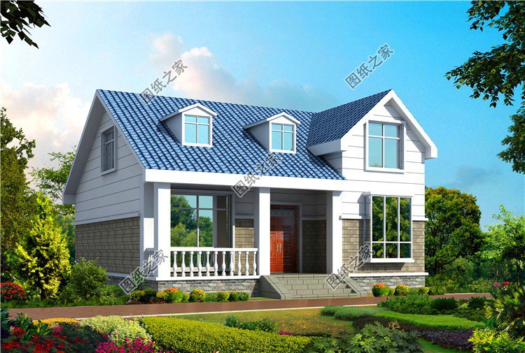 開間10米二層樓設計圖，造價經濟實惠，蓋了的人都說值