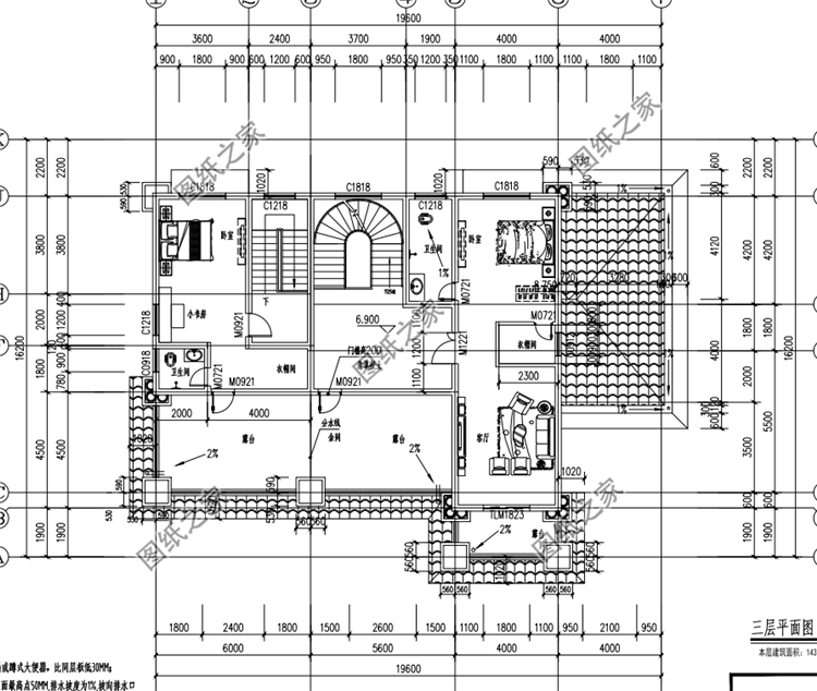 農(nóng)村大戶型三層別墅設(shè)計(jì)圖，與眾不同的設(shè)計(jì)，建好了絕對(duì)讓你滿意