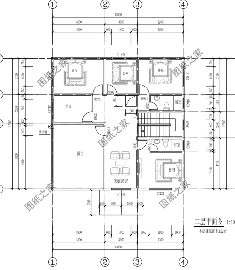 農村三開間二層樓房設計圖，房子不好看那是沒找對圖紙，看看這三款