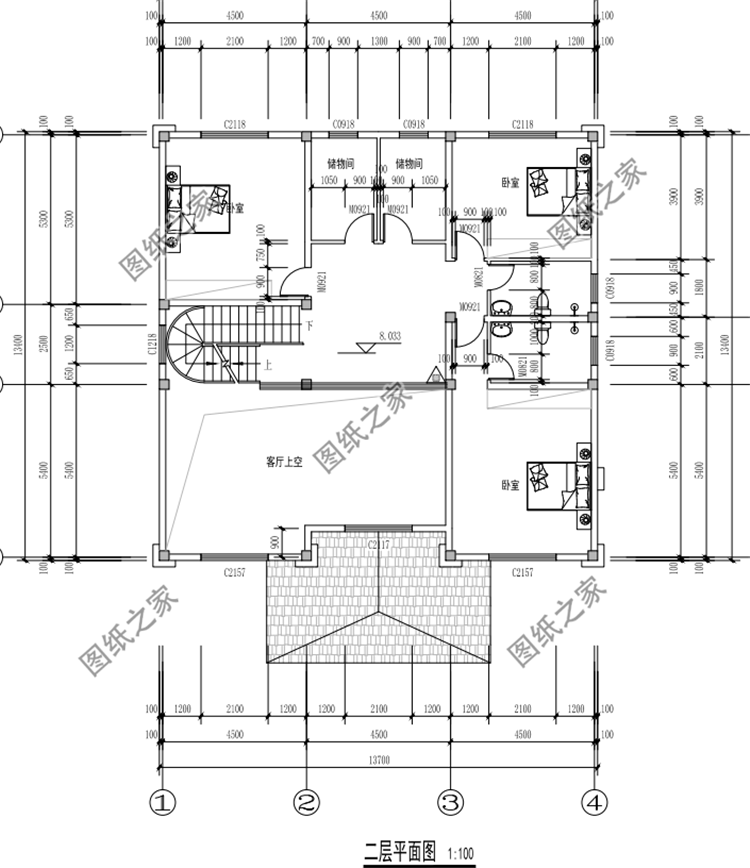 占地160平米三層別墅設計圖，這么合適的戶型不打算來一棟嗎
