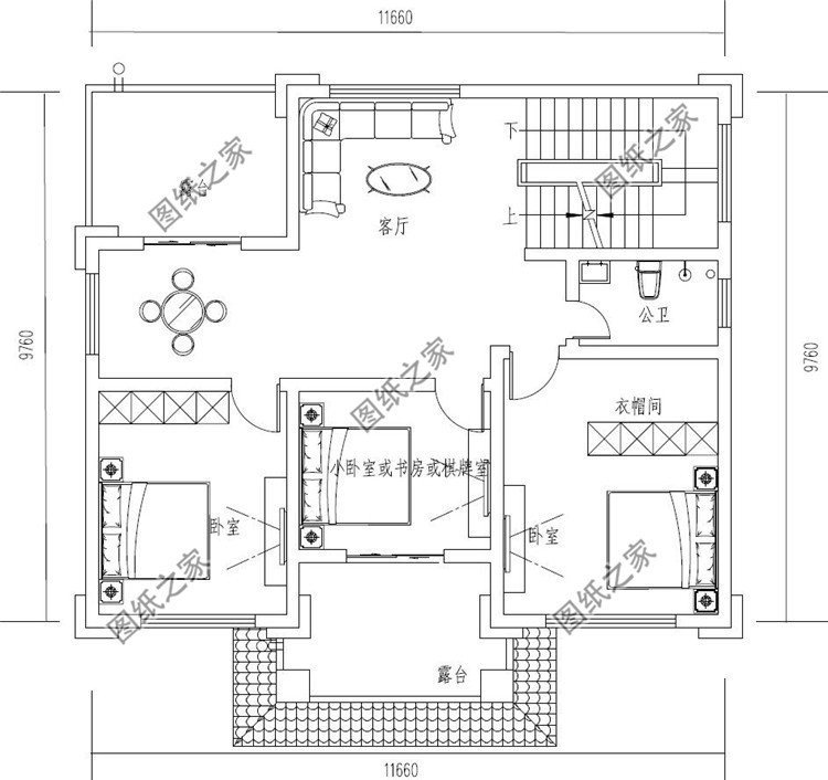 12x9米農村房屋設計圖，越看越耐看，布局巧妙，全家人住非常舒適