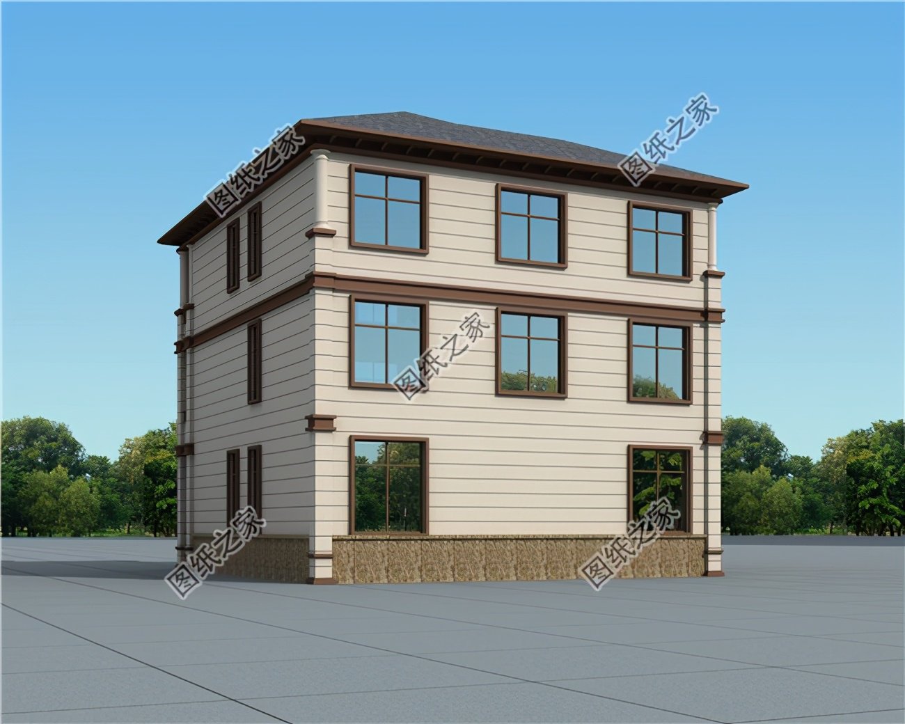 160到170平方別墅設(shè)計圖，隨自己的審美喜好去設(shè)計，圓自己一個別墅夢