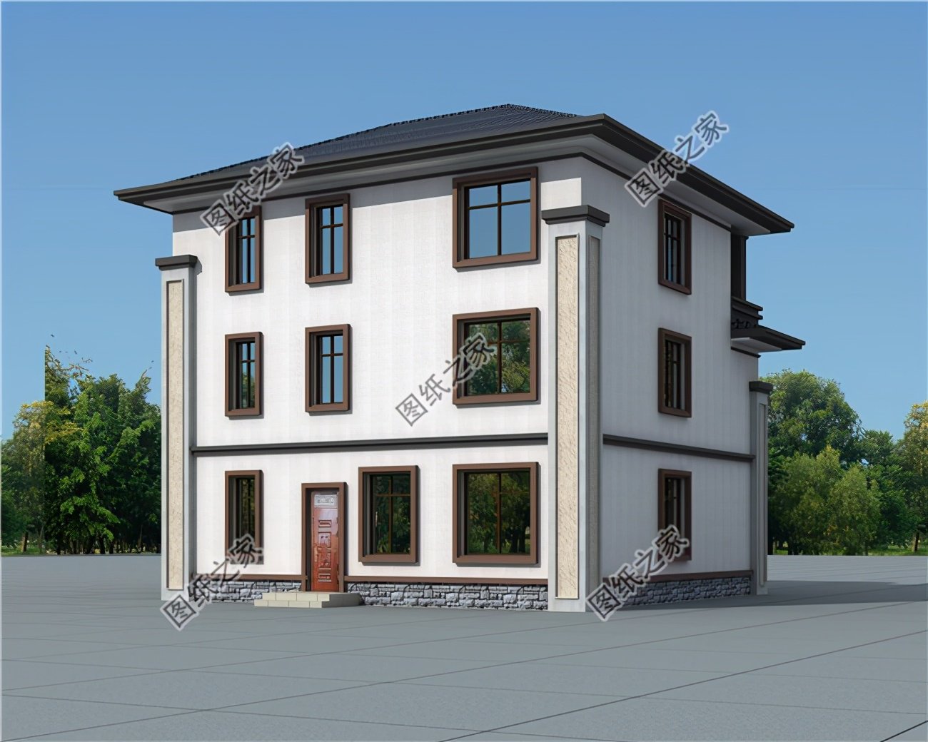 長11米寬11米左右的農村自建房設計圖，非常適合農村，看看哪一套更適合你？