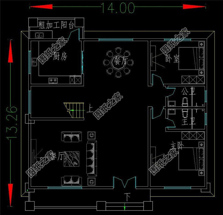 長11米寬11米左右的農村自建房設計圖，非常適合農村，看看哪一套更適合你？