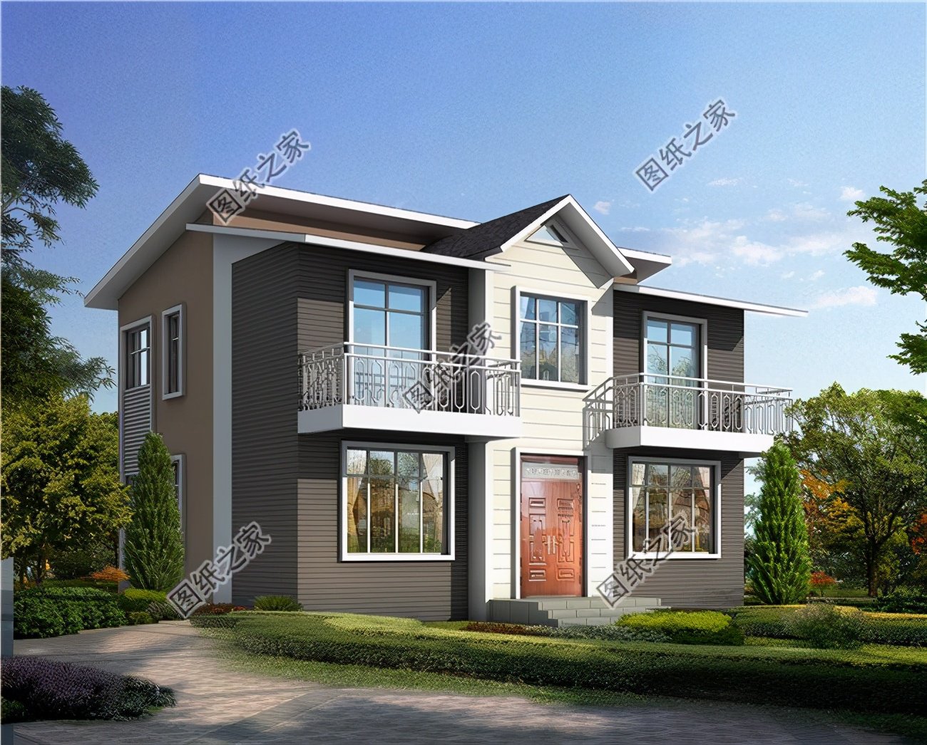 11x9米二層自建房設計圖，干凈大氣，值得擁有