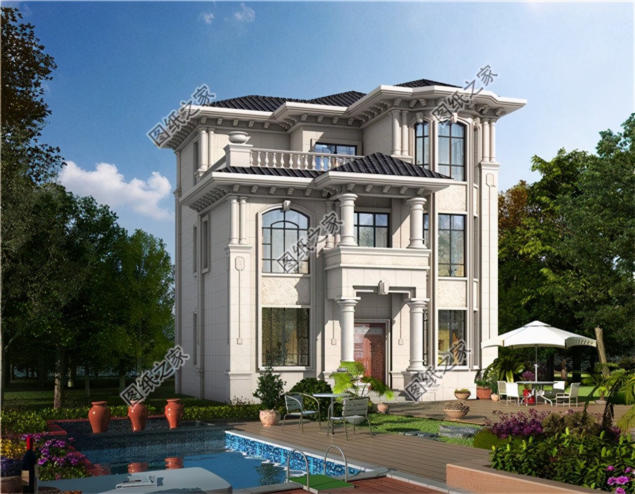 最新農(nóng)村三層樓房外觀，建一棟榮歸故里又光宗耀祖