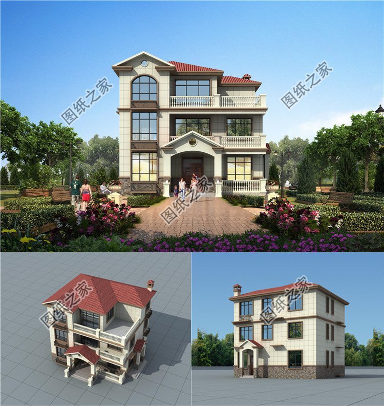 最新農(nóng)村三層樓房外觀，建一棟榮歸故里又光宗耀祖