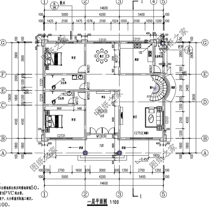 農村三層自建房效果圖，占地不大，簡單好看，室內設計符合現代生活
