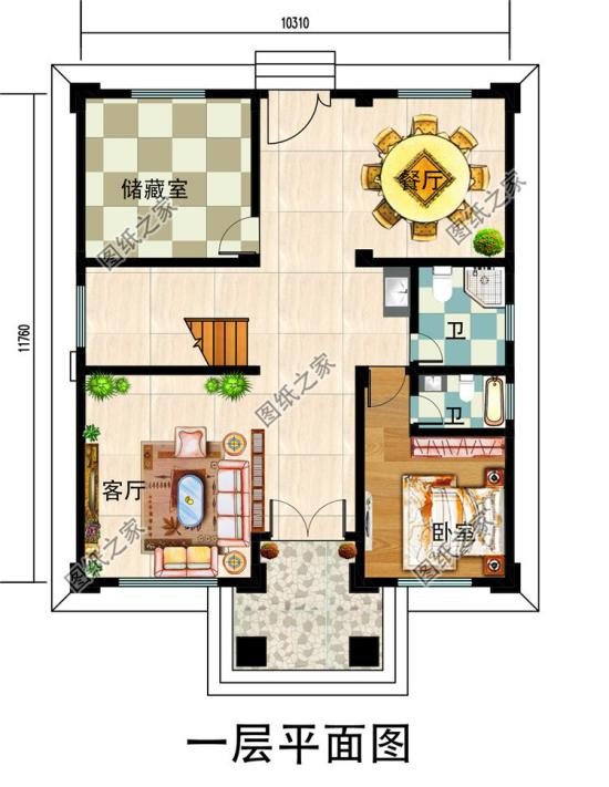 普通樓房效果圖，這才是適合老百姓生活的好戶(hù)型，好看還接地氣