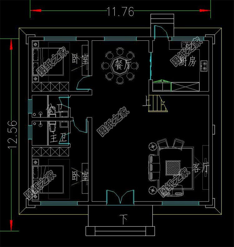 普通樓房效果圖，這才是適合老百姓生活的好戶(hù)型，好看還接地氣