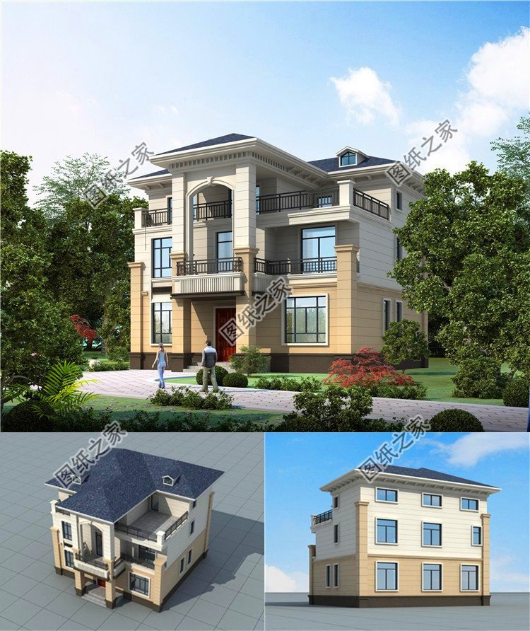 簡單戶型三層樓設(shè)計圖，快來看看有沒有讓您心動的吧，有的話趕快收藏