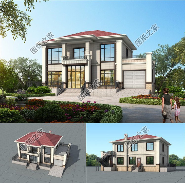 農(nóng)村商住一體二層圖，面向大眾，讓家家戶戶都能建房