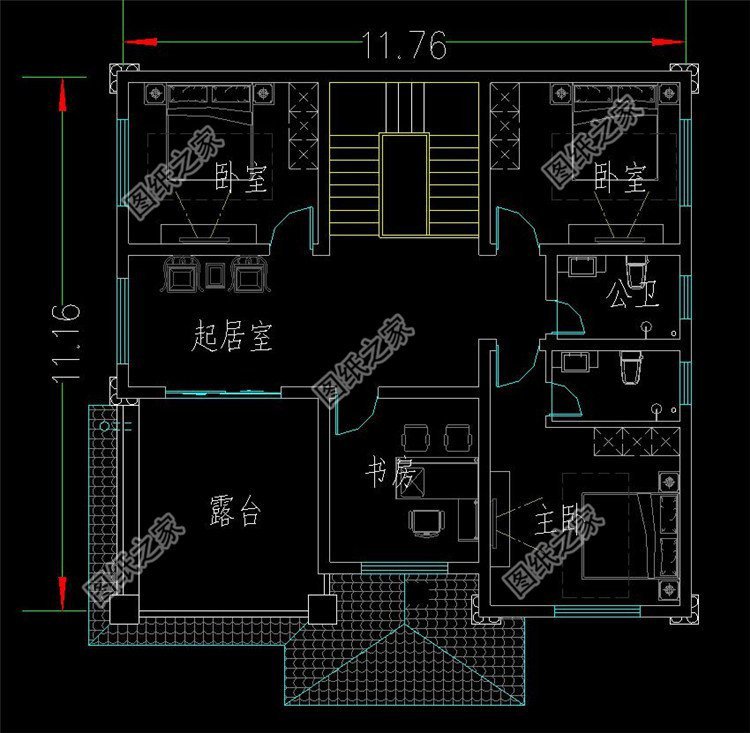 自建房草圖設計，這樣的款式真是絕了，大氣美觀一看就喜歡
